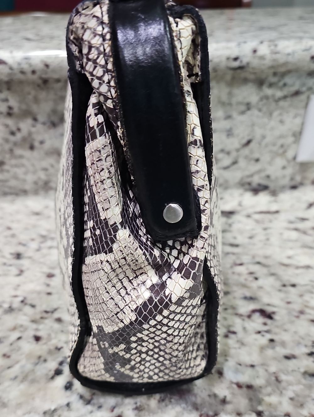 Patricia Nash Nela Frame Satchel - Python - Picture 7 of 11